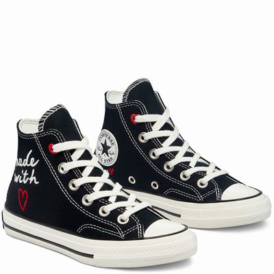 Converse Valentine's Day Chuck 70 - Lasten Matalavartiset Tennarit - Mustat/Punainen